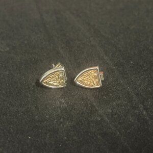 Allsaints Shield Stud Earrings